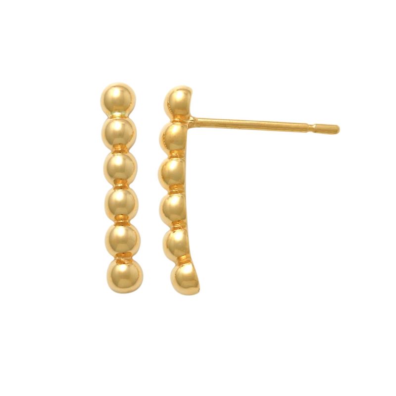 Studs Row 18K örhängen